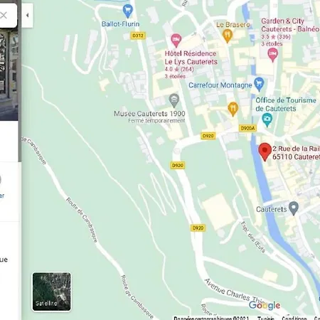 Апартаменты Aigle-royal Cauterets, Rdc 4-6 Pers Котре